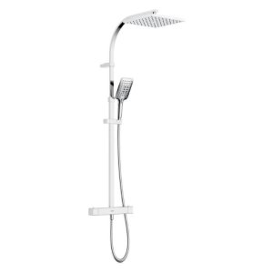 Bristan Quadrato Safe Touch Thermostatic Bar Shower - Chrome (QD SHXDIVCTFF C) - main image 1