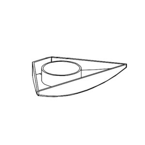 Bristan Reinforcing Plate (2184806500) - main image 1
