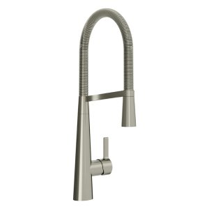 Bristan Saffron Professional Sink Mixer With Pull Out Spray - Brushed Nickel (SFF PROSNK BN) - main image 1