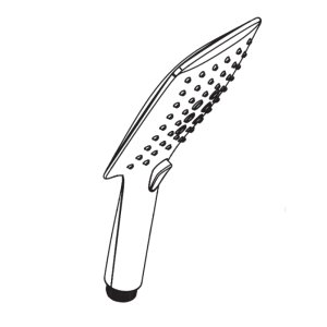 Bristan Shower Head - Brushed Brass (P77500 BB) - main image 1
