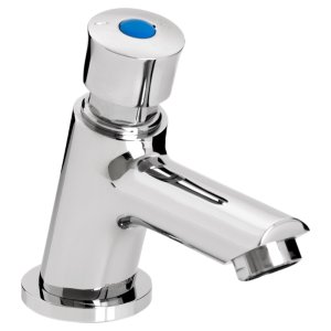 Bristan Single Luxury Timed Flow Basin Tap - Chrome (Z2 LUX 1/2 C) - main image 1