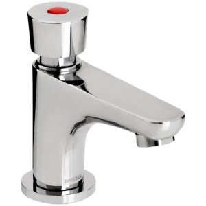 Bristan Single Pillar Basin Timed Flow Tap - Chrome (Z2 DUS 1/2 C) - main image 1