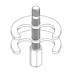 Bristan Single Rod Fixing Kit (5091700103) - main image 1