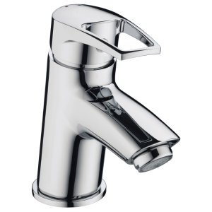 Bristan Smile Basin Mixer Tap With Clicker Waste - Chrome (SM BAS C) - main image 1