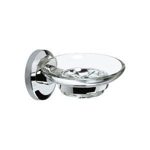 Bristan Solo Glass Soap Dish - Chrome (SO DISH C) - main image 1