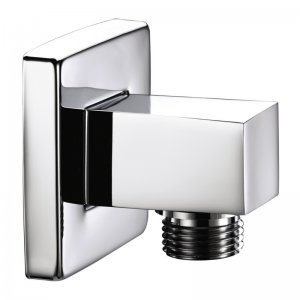 Bristan Square Wall Outlet - Chrome (ARM WOSQ01 C) - main image 1