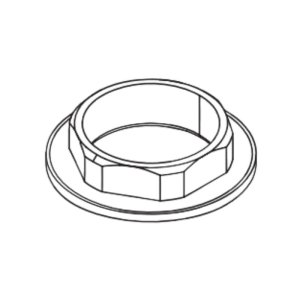 Bristan Tap Cartridge Lock Nut (2131521400) - main image 1