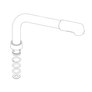 Bristan Tap Spout Assembly (210G10172MH-FEU09) - main image 1