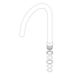 Bristan Tap Spout Assembly (2998825600) - main image 1