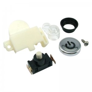 Bristan on/off push button assembly (131-927-S) - main image 1