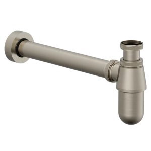 Burlington Round Bottom Basin Bottle Trap - Brushed Nickel (W14BNKL) - main image 1