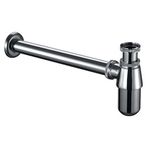 Burlington Round Bottom Basin Bottle Trap - Chrome (W14) - main image 1