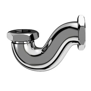 Burlington Shallow P Trap - Chrome (CW3) - main image 1
