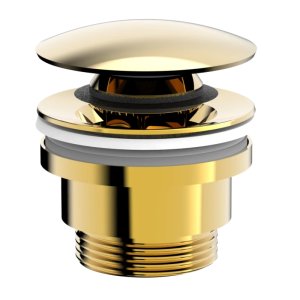 Burlington Universal Basin Click Clack Waste - Gold (BSW0260G) - main image 1