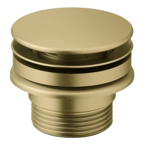 Crosswater 3ONE6 Universal Basin Waste - Stainless Brushed Brass (TS0290SF) - main image 1