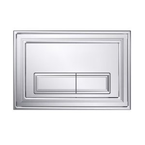 Crosswater Belgravia Flush Plate - Chrome (BLFLUSHC) - main image 1