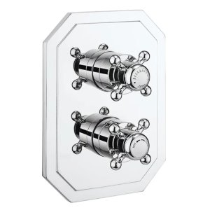 Crosswater Crossbox Belgravia Triple Outlet Trimset - Chrome (BLCB2500LBPC) - main image 1