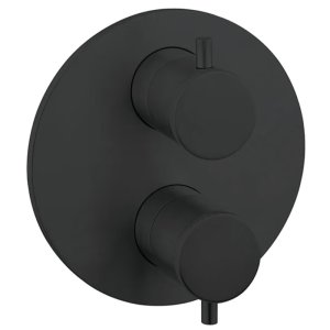 Crosswater Crossbox MPRO Single Outlet Industrial Trimset - Carbon Black (PRICB1000LBPM) - main image 1