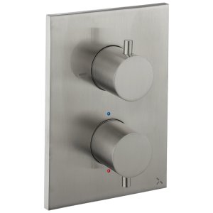 Crosswater Crossbox MPRO Single Outlet Mixer Shower Valve - Brushed Nickel (PROCB1000RV) - main image 1