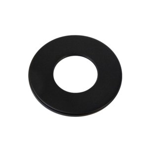 Crosswater FO0370 Bath Spout Wall Plate - Matt Black (57FLSP013M) - main image 1