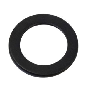 Crosswater FO130 Spout Wall Plate - Matt Black (57FLSP012M) - main image 1