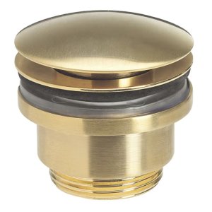 Crosswater MPRO Industrial Basin Click Clack Waste - Brushed Brass (PRI0260UB) - main image 1