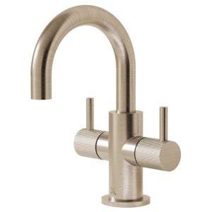 Crosswater MPRO Mini Fluted Basin Tap - Brushed Nickel (PRO118DNL_F) - main image 1