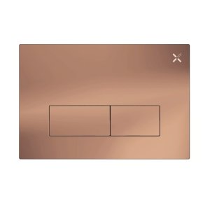 Crosswater MPRO Stainless Steel Flush Plate - Brushed Bronze (MPROSPLATEBZ) - main image 1