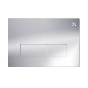 Crosswater MPRO Stainless Steel Flush Plate - Chrome (MPROSPLATEC) - main image 1