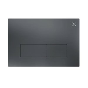 Crosswater MPRO Stainless Steel Flush Plate - Slate (MPROSPLATET) - main image 1