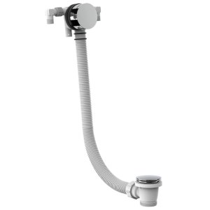 Crosswater Overflow Bath Filler With Waste - Chrome (PRO0351C_V2) - main image 1