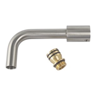 Crosswater PRO120 140mm Spout - Stainless (PRO120SPOUT140V) - main image 1