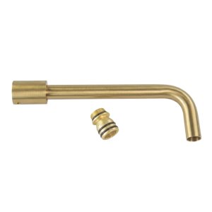 Crosswater PRO120 220mm Spout - Brush Brass (PRO120SPOUT220F) - main image 1