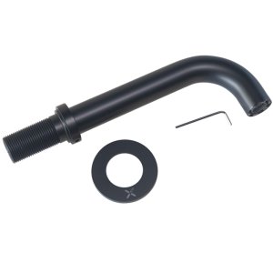Crosswater PRO330 Spout - Matt Black (PRO330SPOUTM) - main image 1