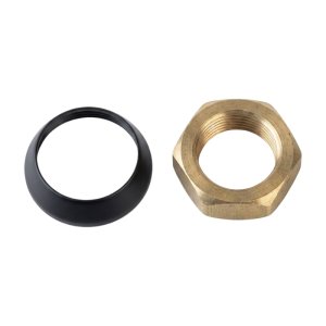 Crosswater PRO416 Cartridge Cover & Nut - Matt Black (PRO416CARTCOVERM) - main image 1