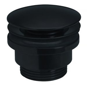 Crosswater Universal Click Clack Basin Waste - Matt Black (PRO0260M) - main image 1