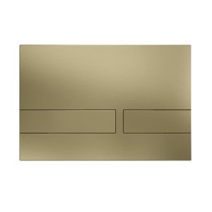 Crosswater Venue Flush Plate - Brushed Brass (VENFLUSHF) - main image 1