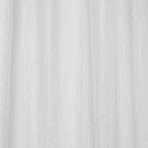 Croydex 1800mm x 1800mm high performance/professional textile shower curtain - white (GP00801) - main image 1