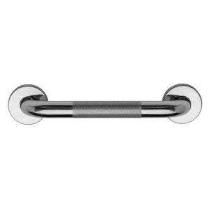 Croydex 300mm Stainless Steel Straight Grab Bar with Ant-Slip Grip - Chrome (AP500541) - main image 1