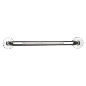 Croydex 450mm Stainless Steel Straight Grab Bar with Anti Slip Grip - Chrome (AP500641) - main image 1