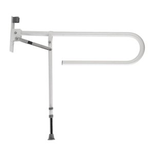 Croydex 850mm Fold Away Hand Rail With Drop Down Leg - White (AP502922) - main image 1