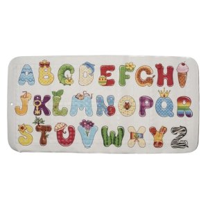 Croydex ABC Bath Mat - Multi Coloured (BB321022H) - main image 1