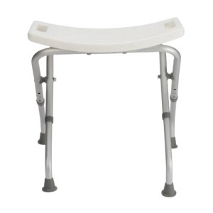 Croydex Adjustable Bathroom & Shower Seat - White (AP100122) - main image 1