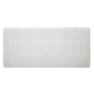 Croydex 'BATH' Rubber Bath Mat - White (AG340022H) - main image 1