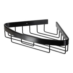 Croydex Corner Basket - Matte Black (QM775921) - main image 1