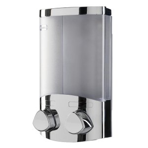 Croydex Double Shampoo/Soap Dispenser - Chrome (PA660941) - main image 1