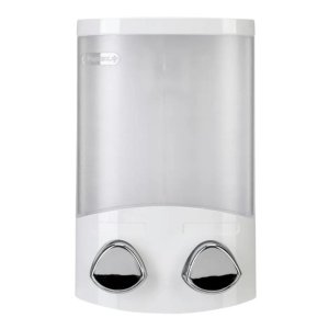 Croydex Double Shampoo/Soap Dispenser - White (PA660622) - main image 1