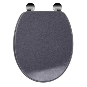 Croydex Dove Flexi-Fix Toilet Seat - Granite Effect (WL601931H) - main image 1