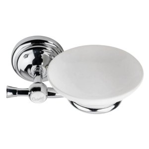 Croydex Flexi-Fix 1919 Range Soap Dish and Holder - Chrome (QM301941) - main image 1