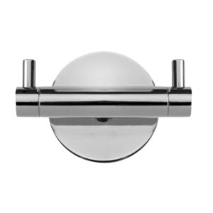 Croydex Flexi-Fix Britannia Double Robe Hook - Chrome (QM589141) - main image 1